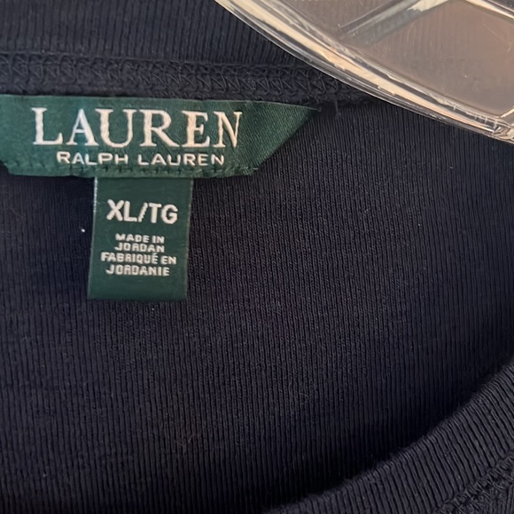 Lauren Ralph Lauren Shoulder Zip Top patch Elbows XL/TG - Picture 6 of 7